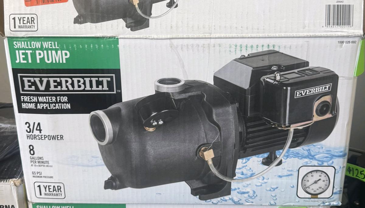 everbilt jet water pump