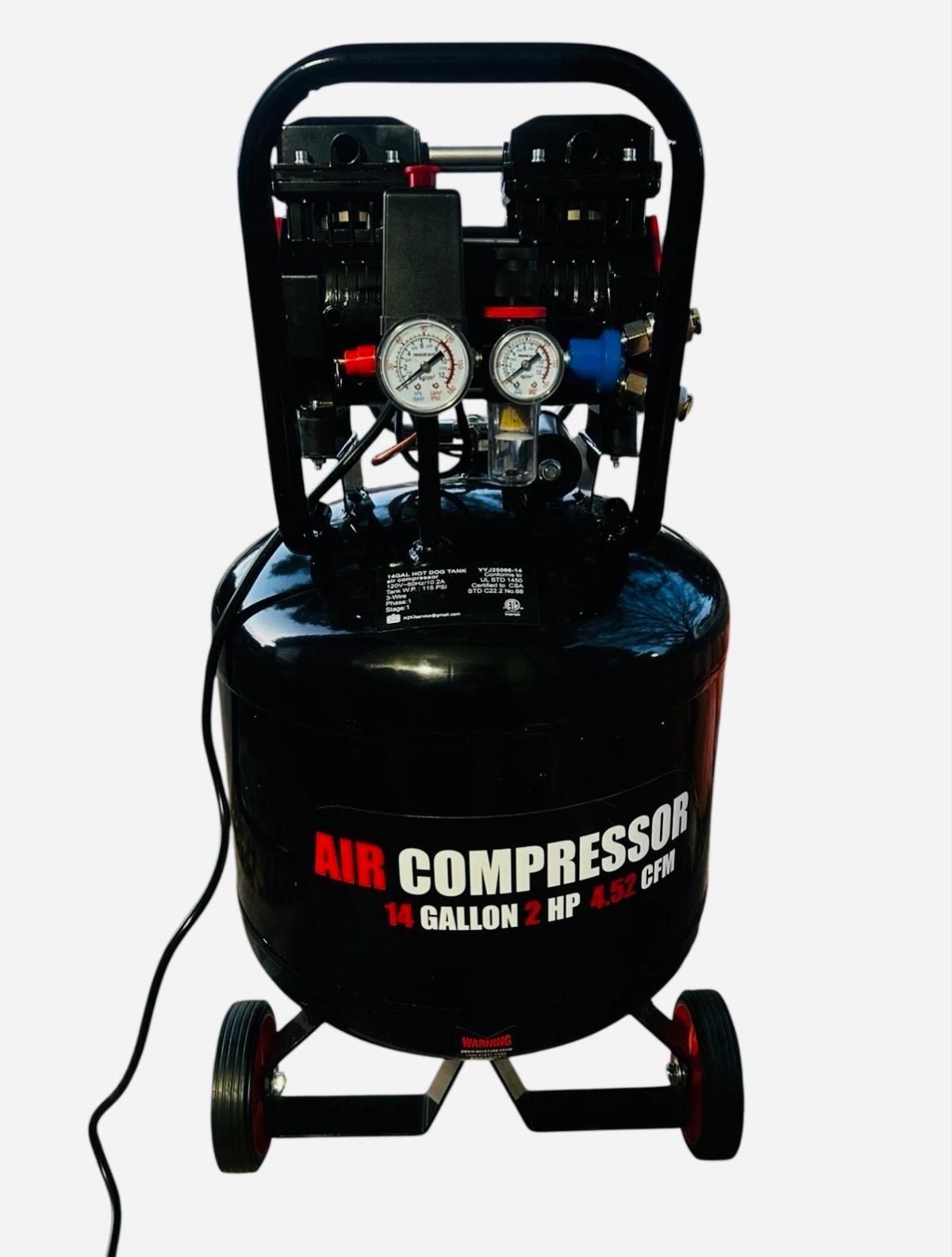 Brand New UltraQuiet OilFree 14 Gallon Air Compressor