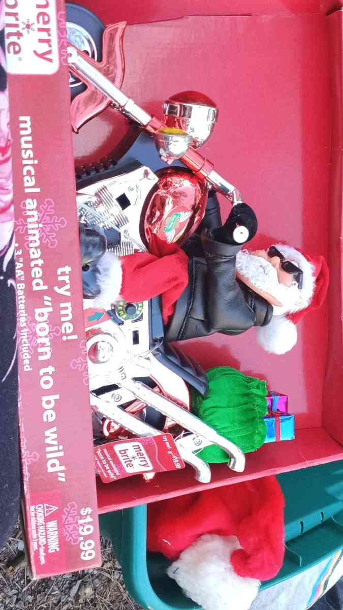 musical animated born to be wild Santa