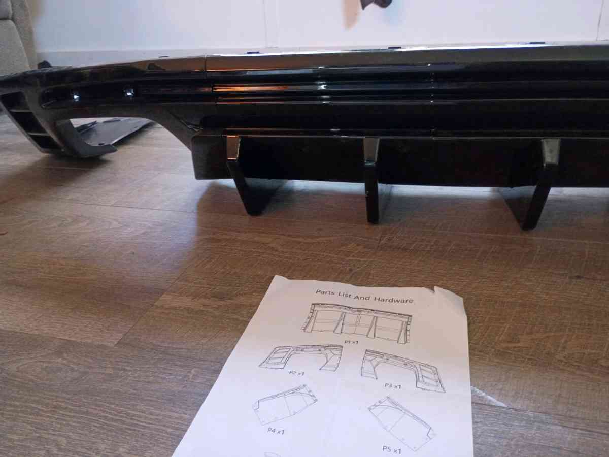 rear bumper diffuser for SS Camaro