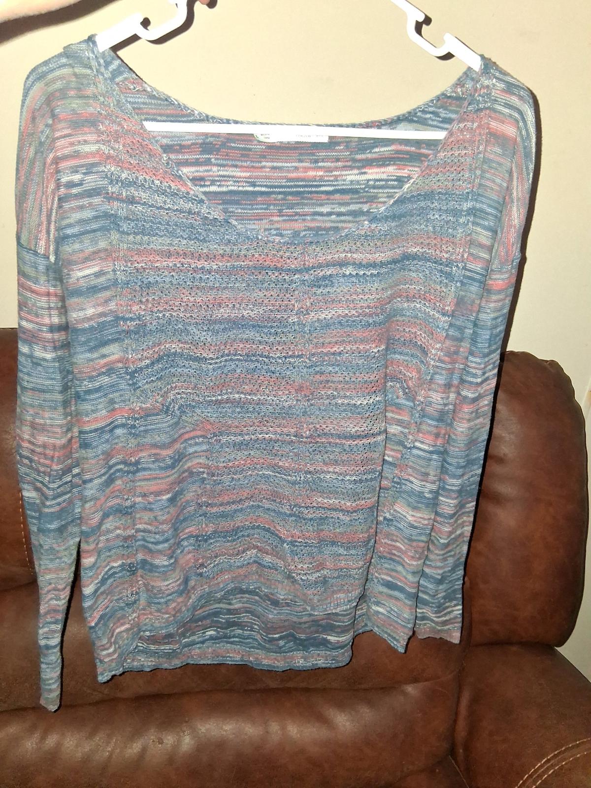 Womens maurices purple and blue top