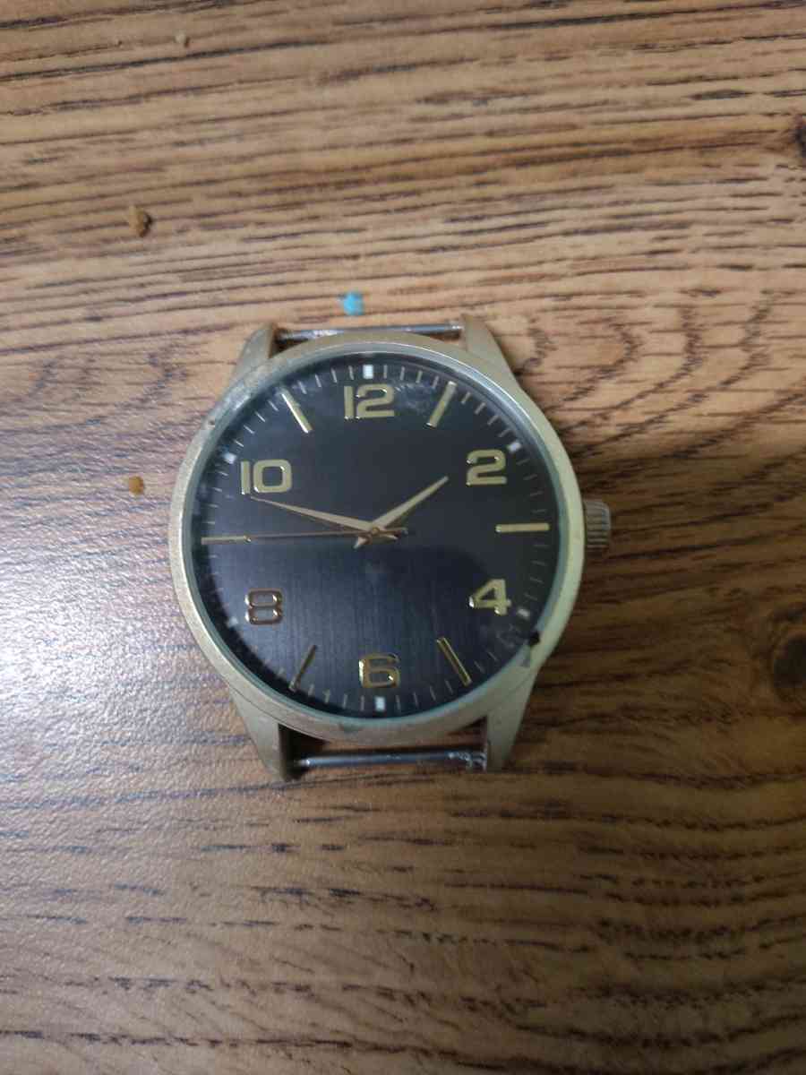 mens watch 2 faces one band non working