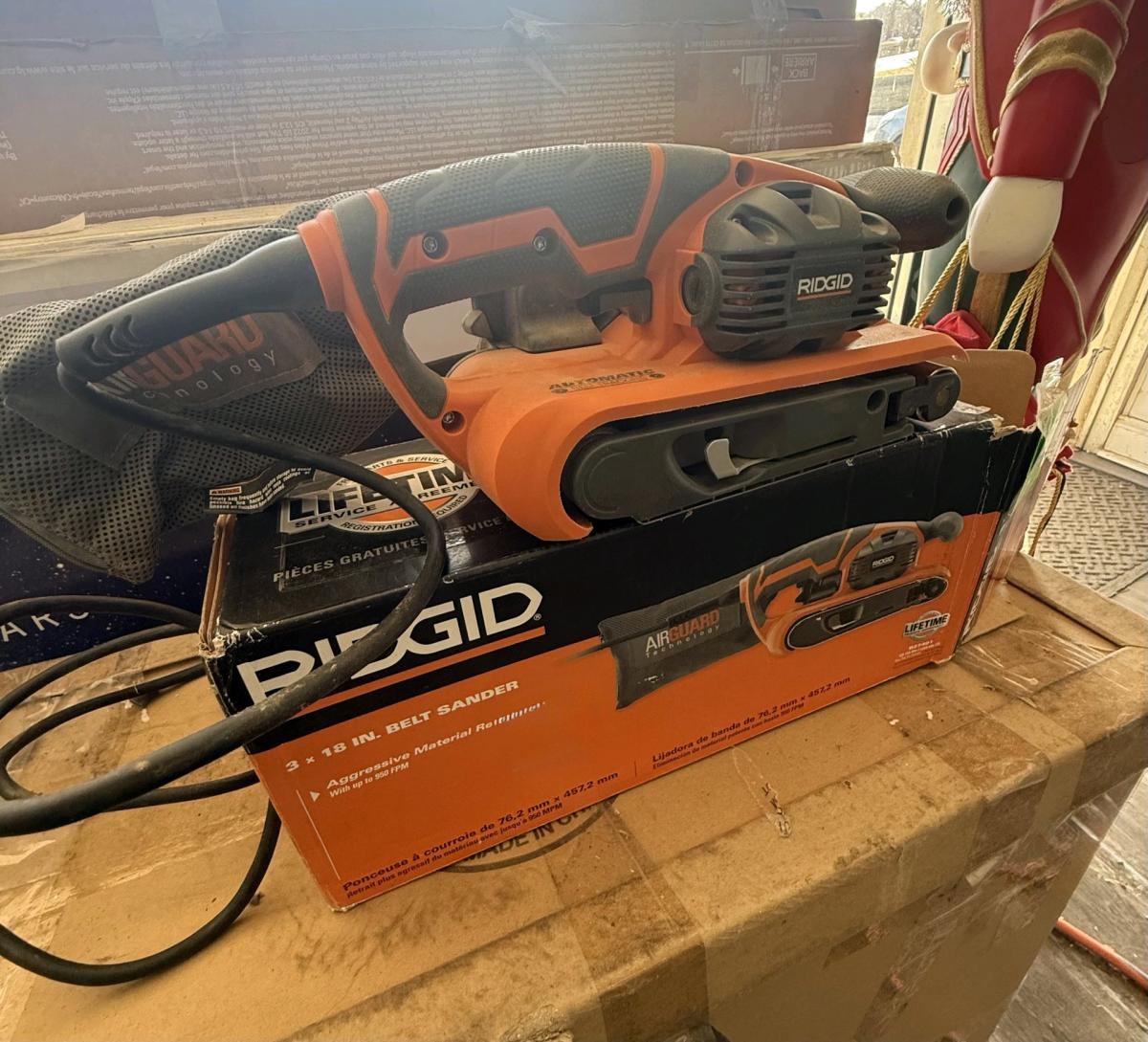 Ridgid corded belt sander - Cobb, Georgia