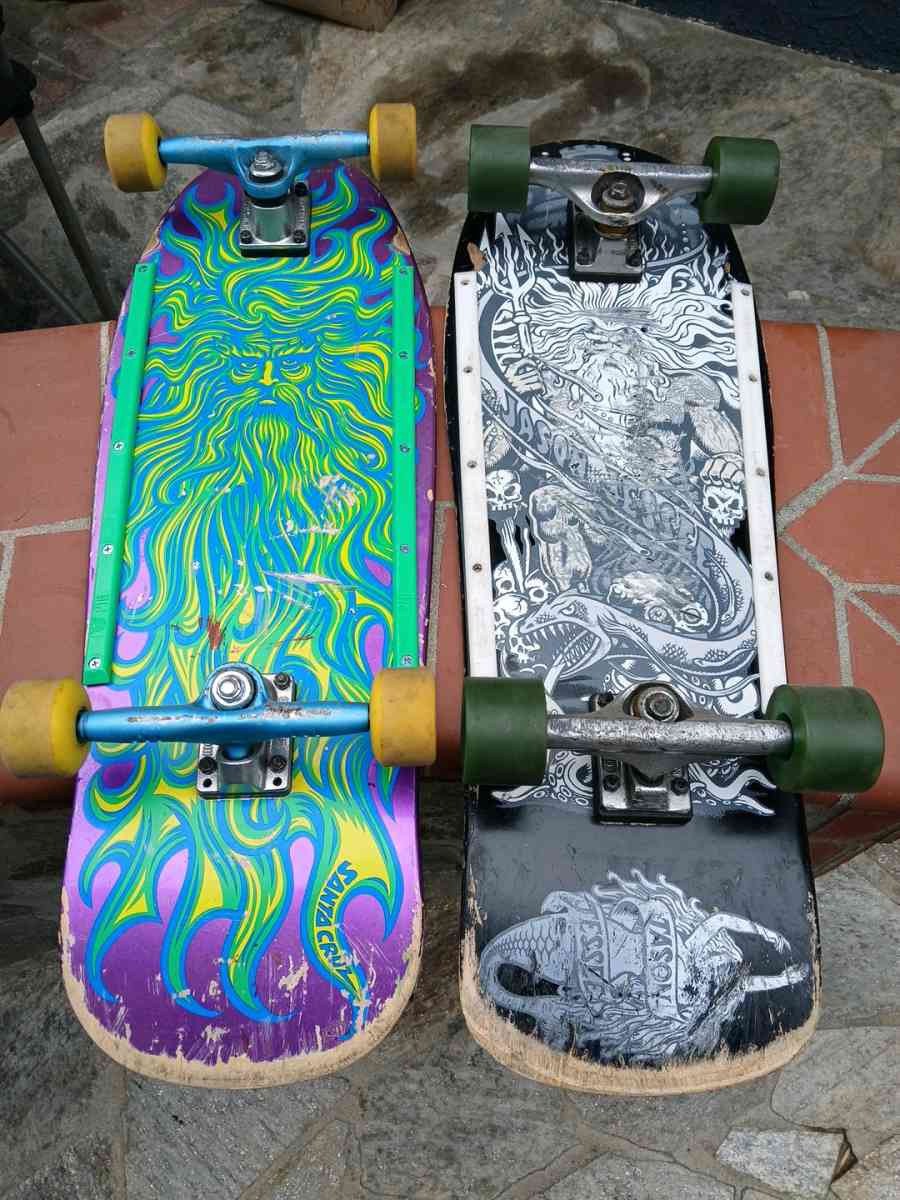 different skateboard items and prices