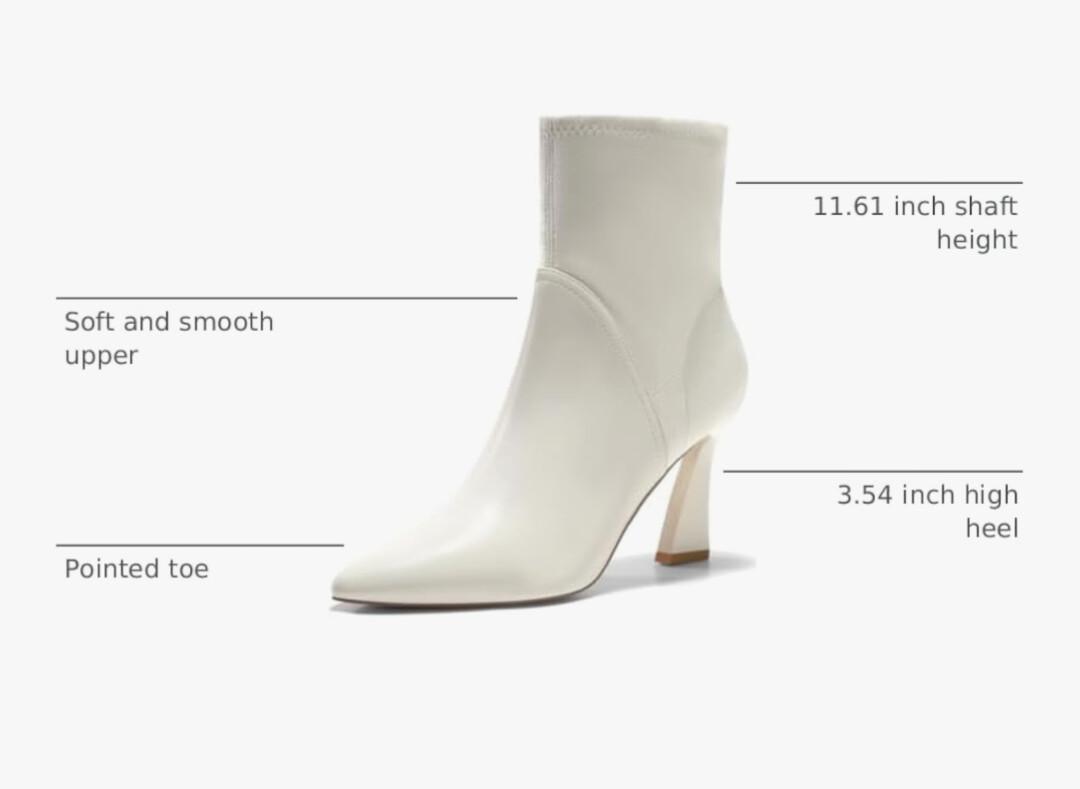 Coutgo Pointed Toe High Heel Ankle Boots size 9 1/2 - Virginia Beach, Virginia - FleaMarketBay