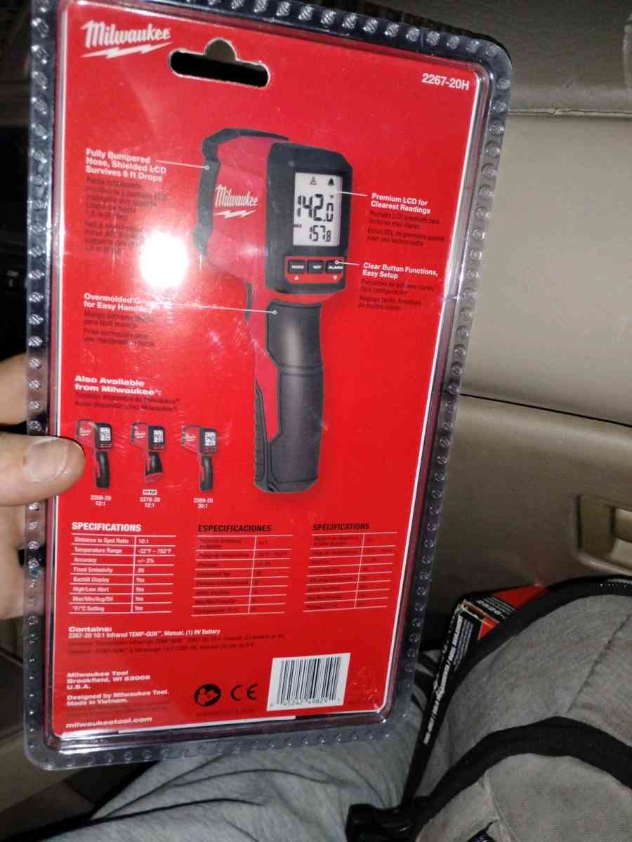 Milwaukee 10 1 Infrared temp gun