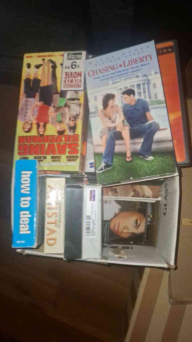 VHS and DVDs