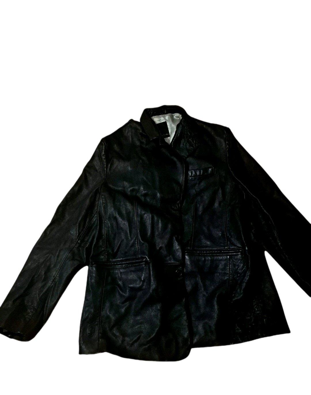Vintage Sean John Leather Jacket  Mens XXL Black - Tampa, Florida - FleaMarketBay