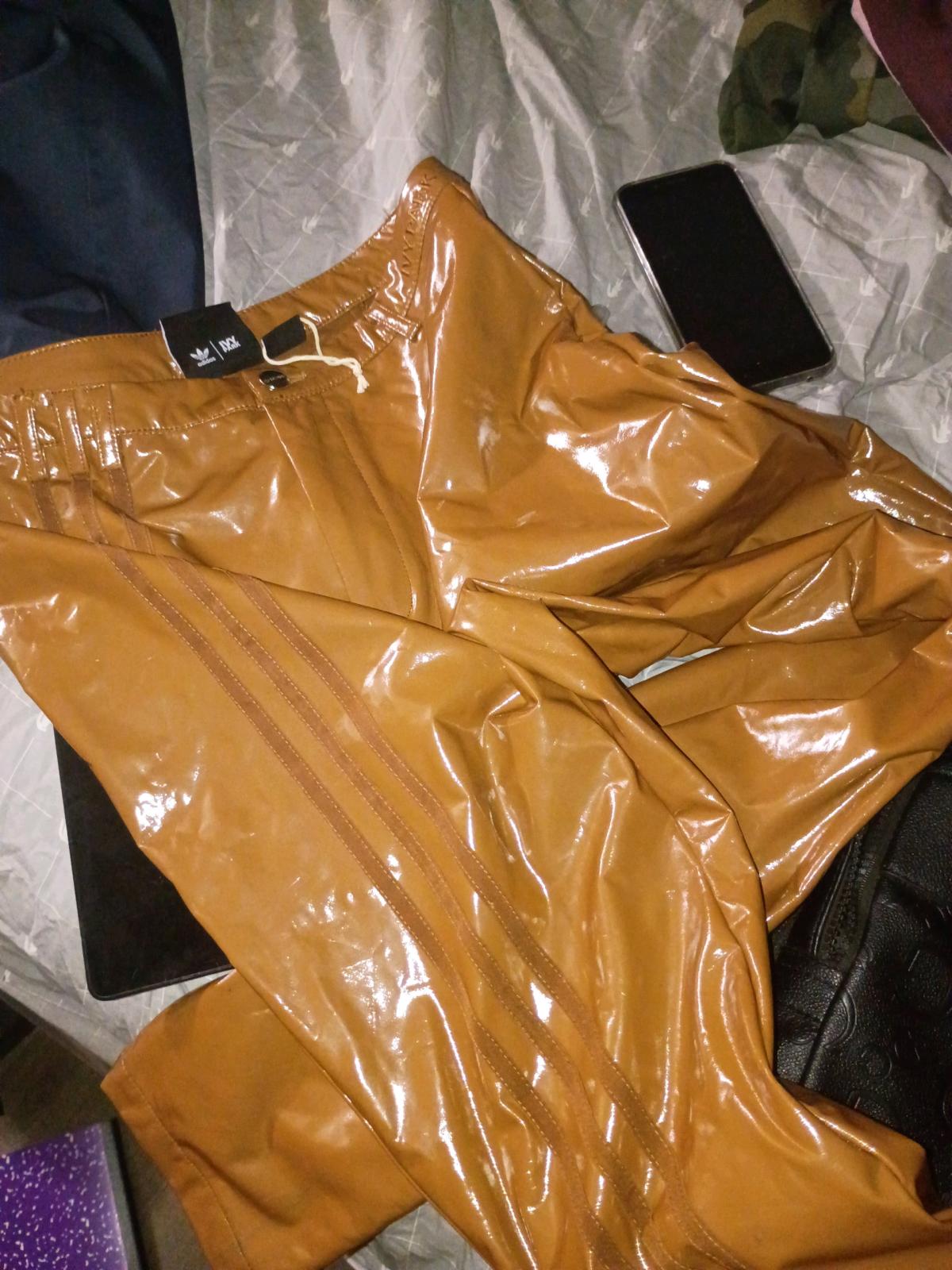 Adidas leather pants