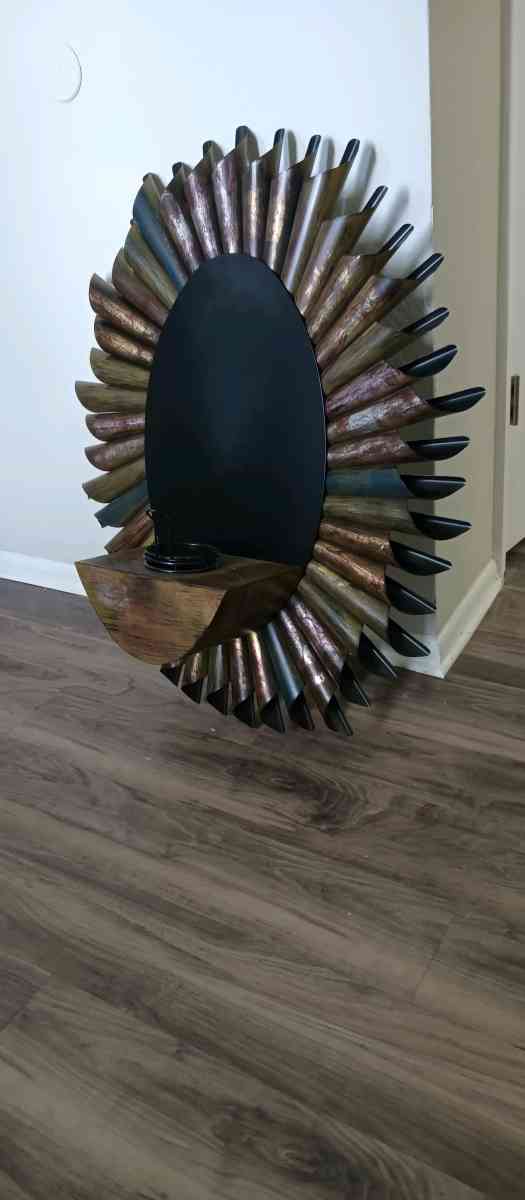 Vintage Wall decor with candle holder