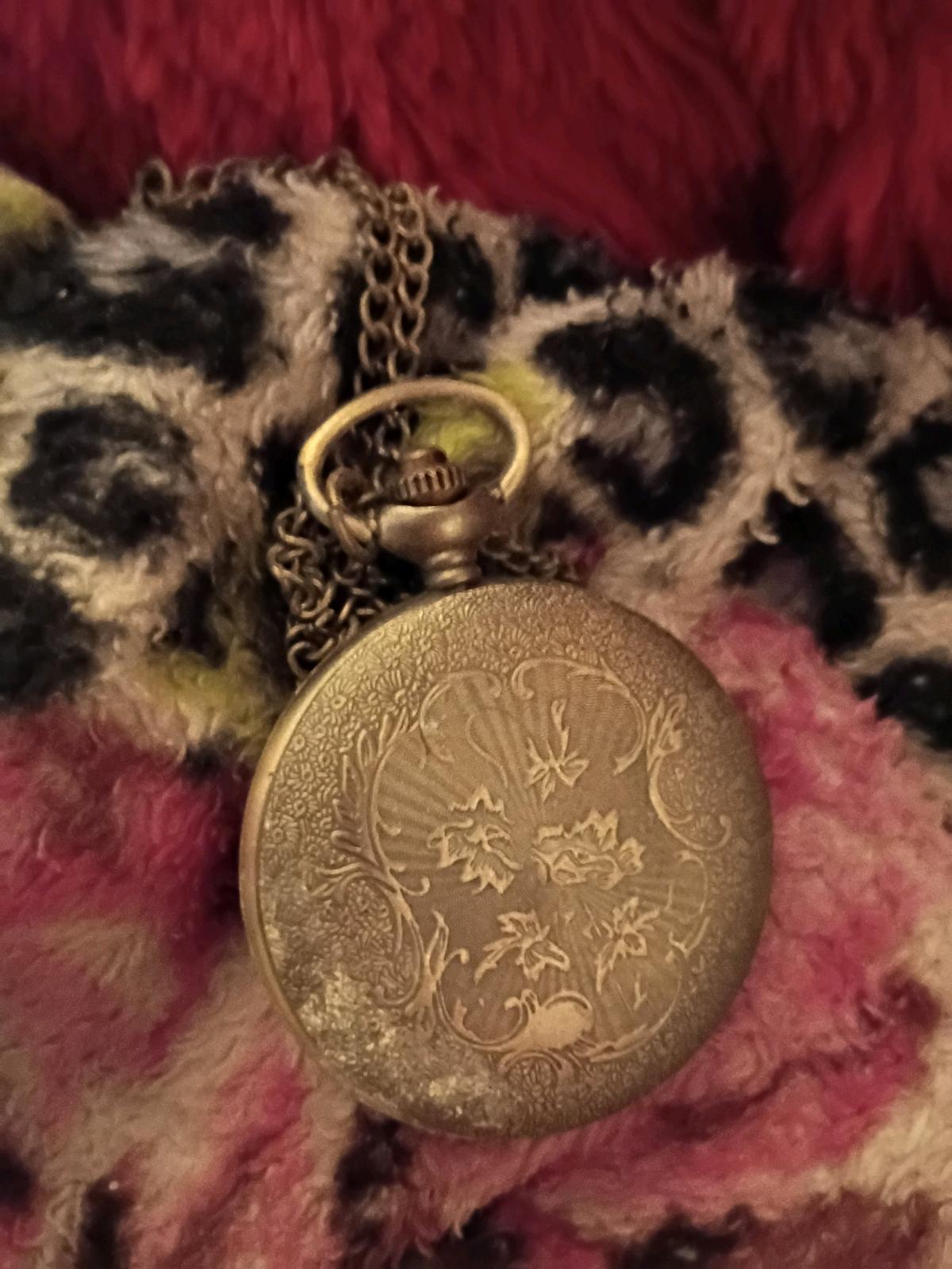 veteran pocket watch on chain