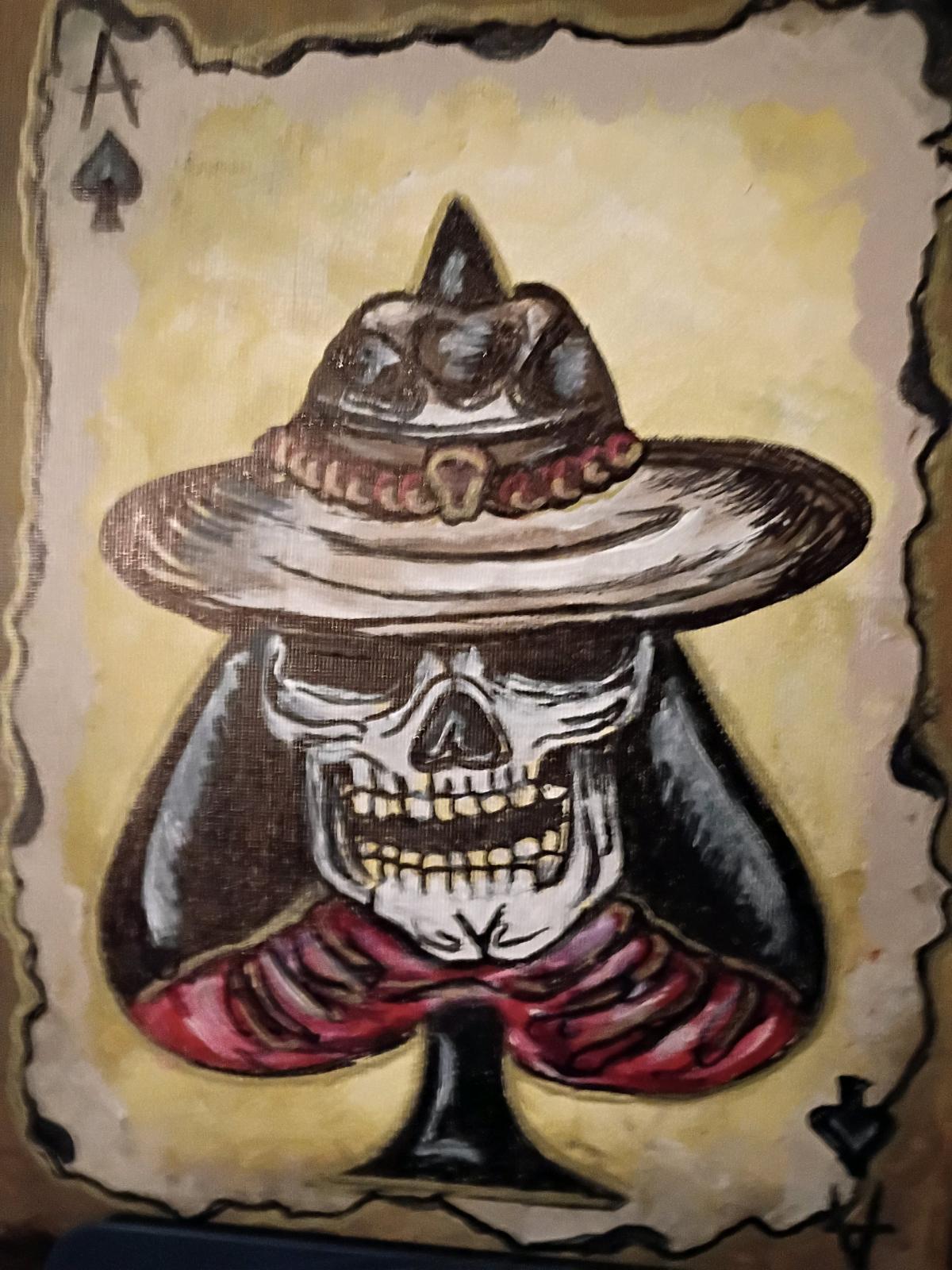 painting just finished by a up and coming artist - Alicia, Arkansas