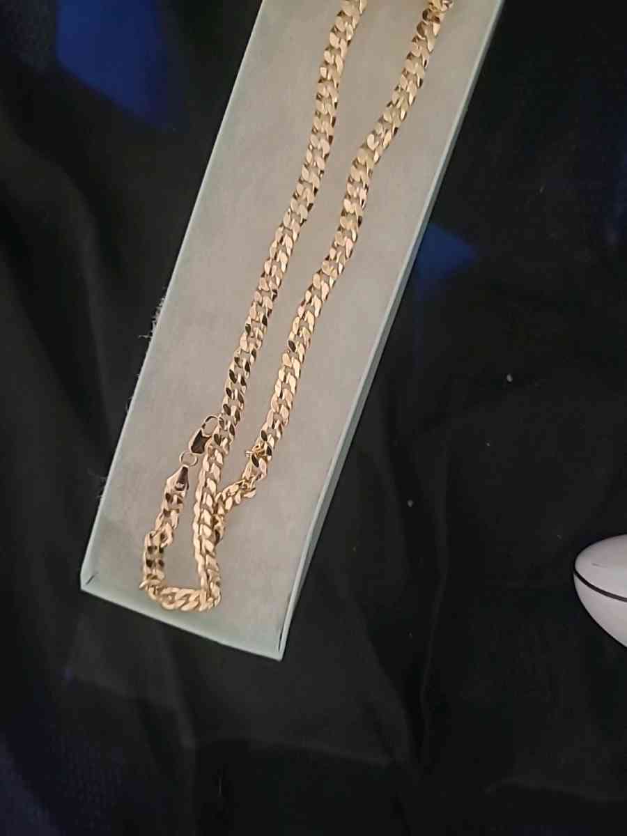14k 4mm Mariner necklace