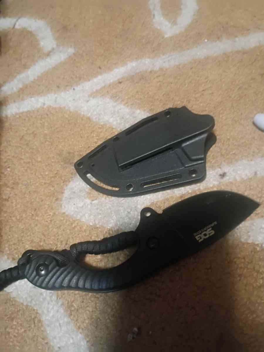 GOS tactical survivors EDC full tang fixed blade with sheath - Defiance, Ohio - FleaMarketBay