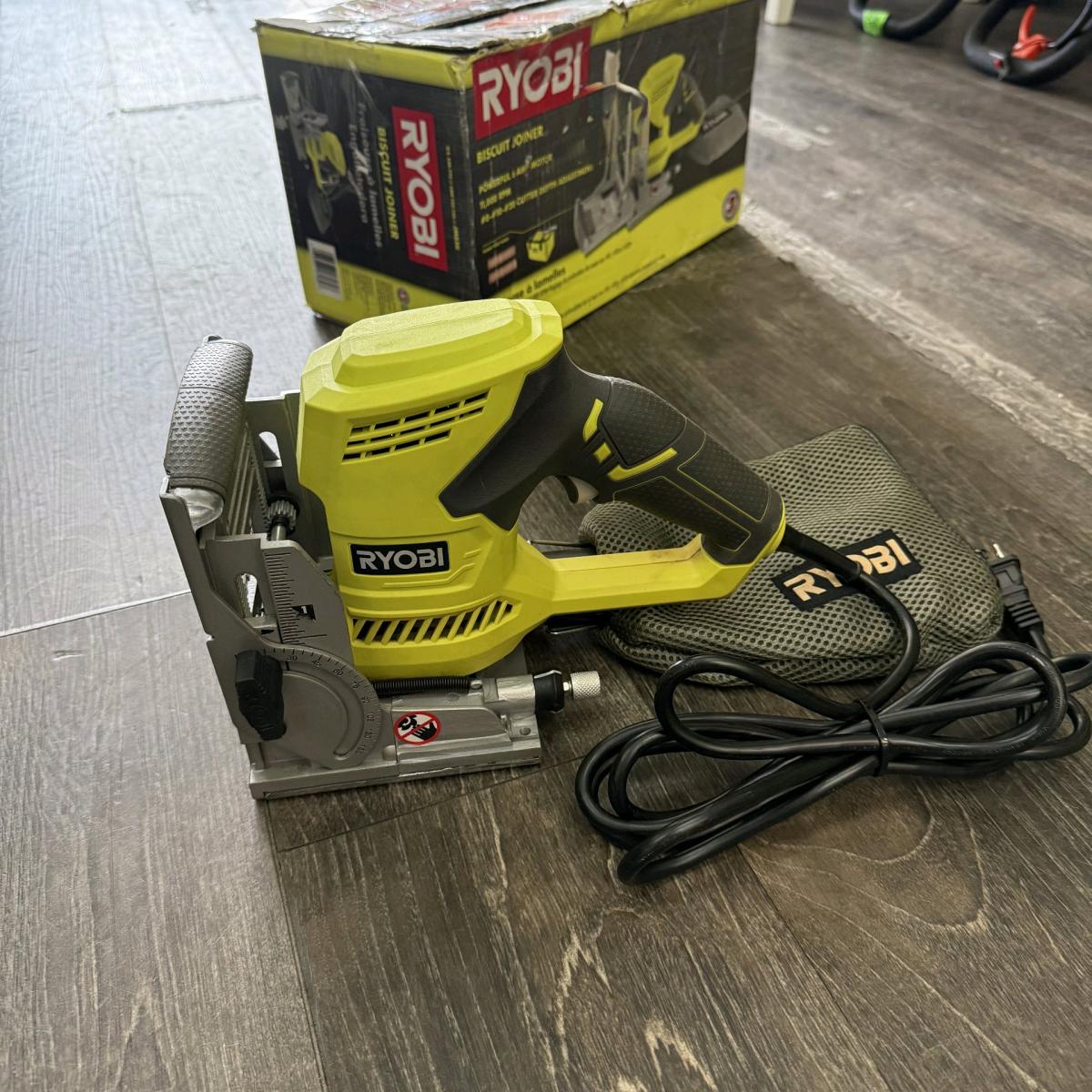 Ryobi corded biscuit joiner