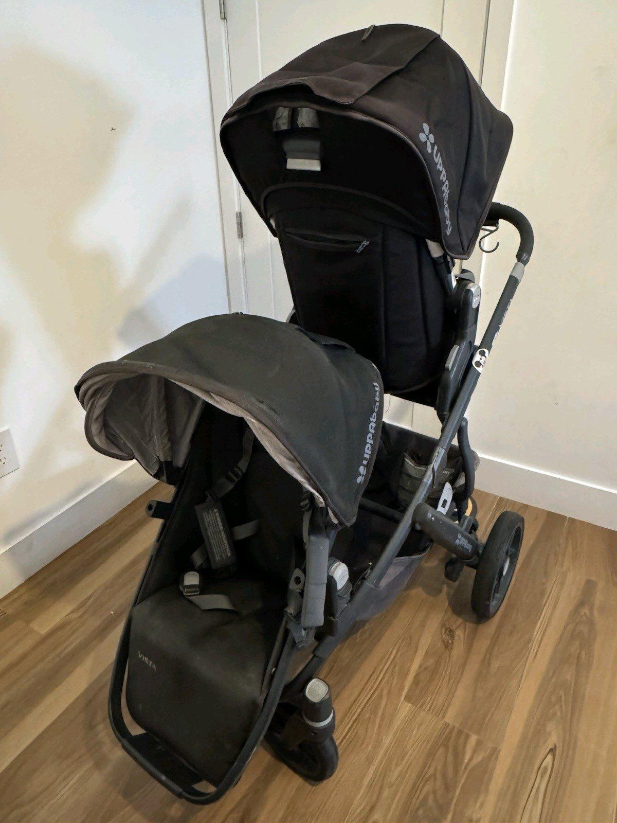 Uppababy Vista V3 Black  599 Today Only  Rain Cover  Bag Inc - Ashley, Illinois - FleaMarketBay