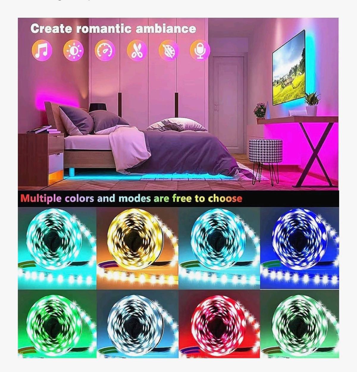 LED STRIP LIGHTS 100 FT LONG - Arlington, Texas - FleaMarketBay