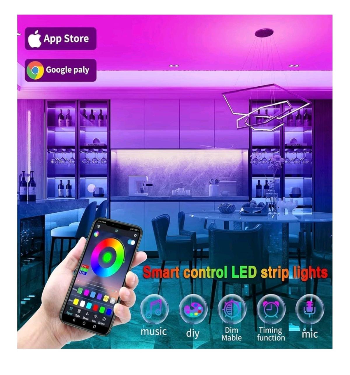 LED STRIP LIGHTS 100 FT LONG - Arlington, Texas - FleaMarketBay