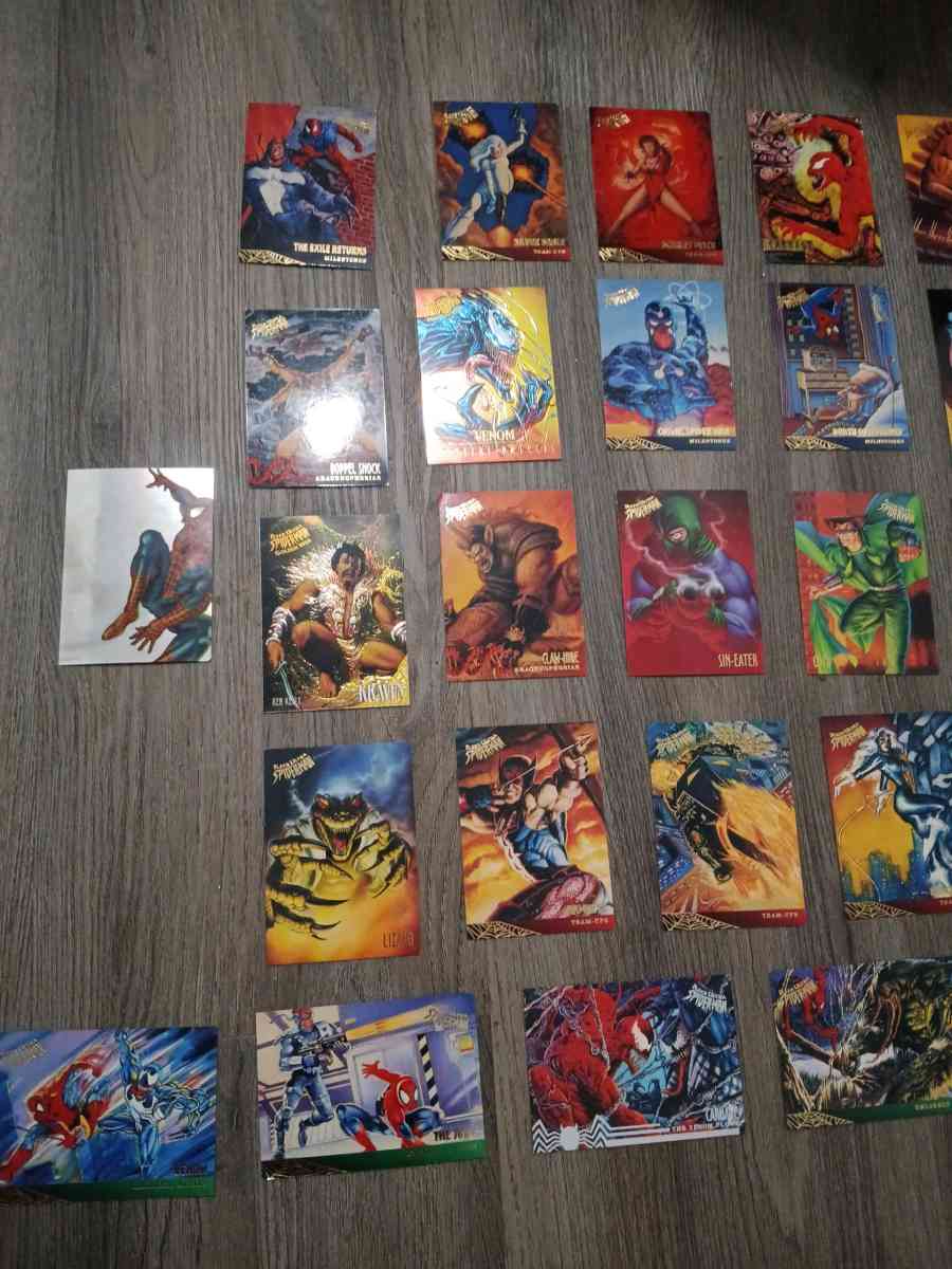 SpiderMan Trading Cards Collection