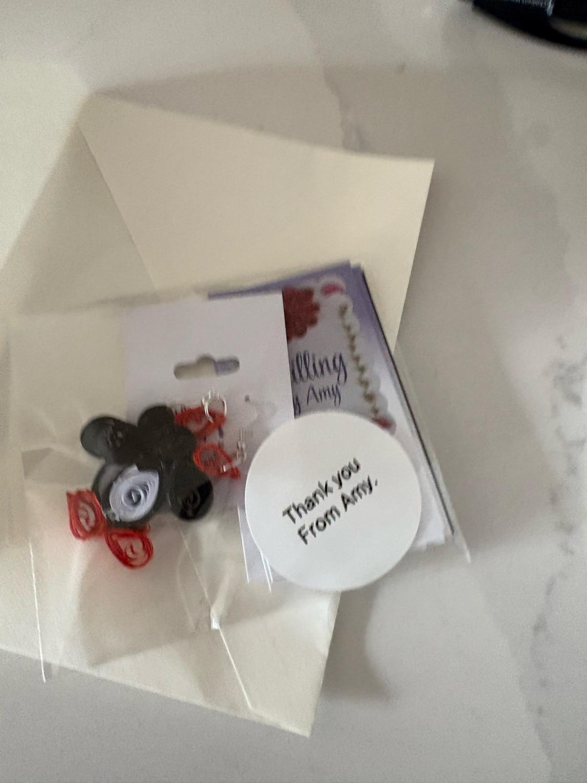 quilling earring cards and earrings keychain