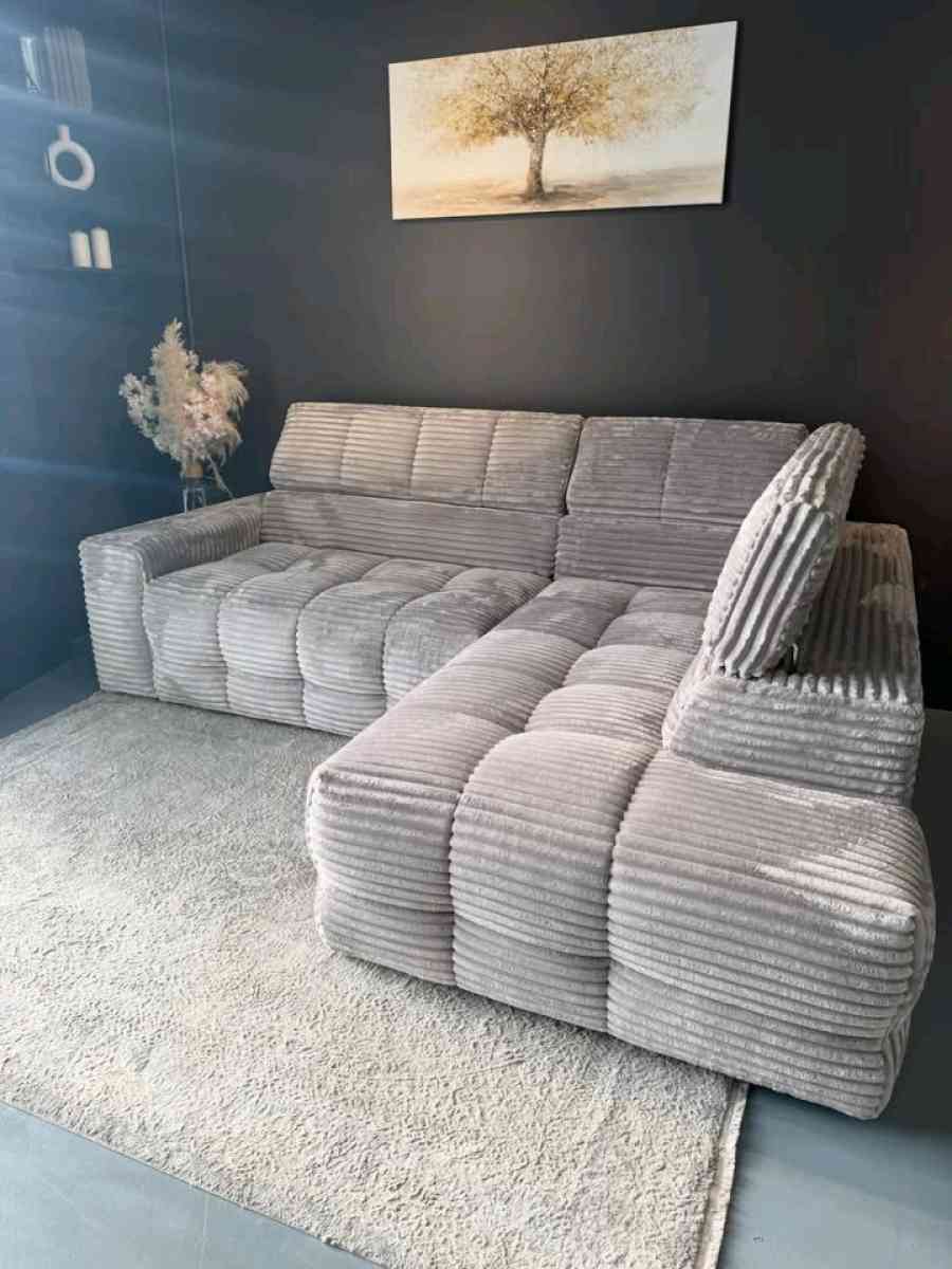 Hyleory Modular Corduroy Sectional