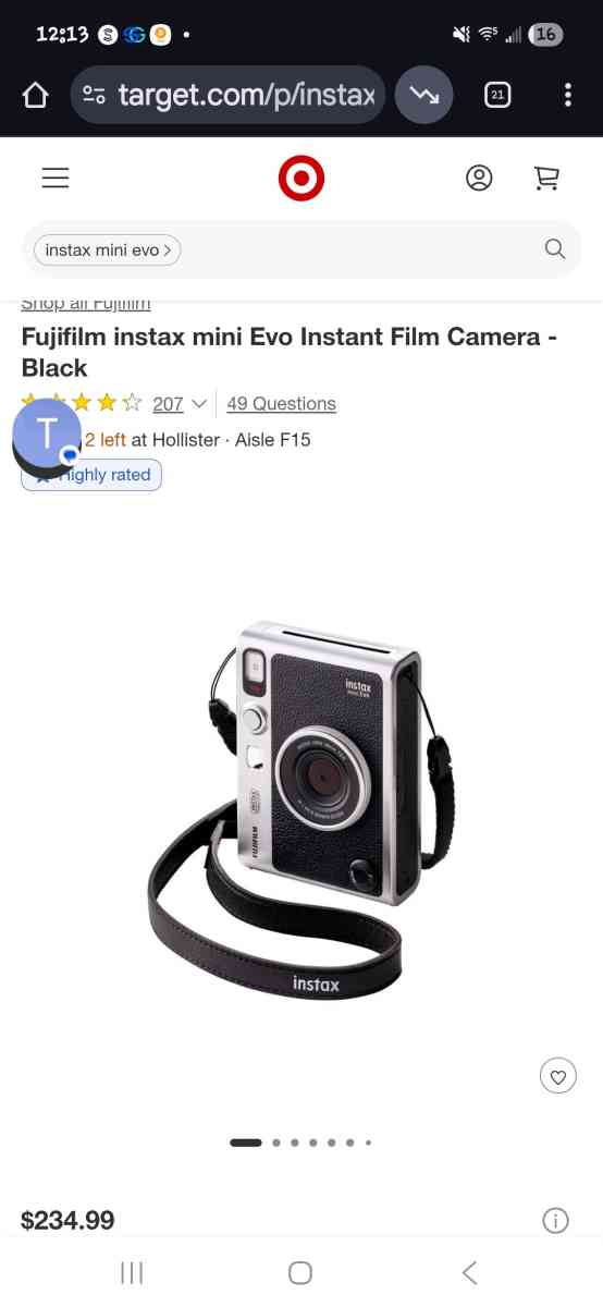 Instax Mini Evo - Hollister, California - FleaMarketBay