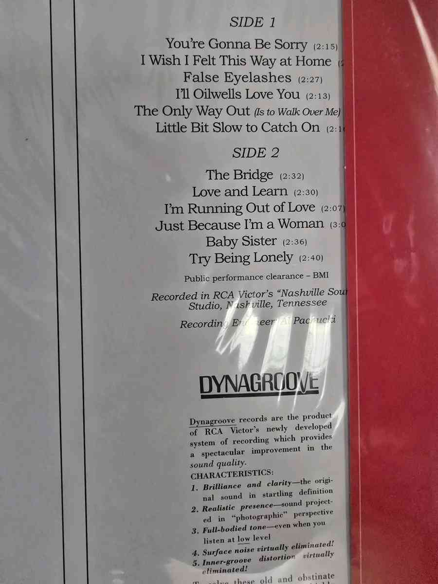 Dolly Parton Just Because Im A Woman Vinyl LP