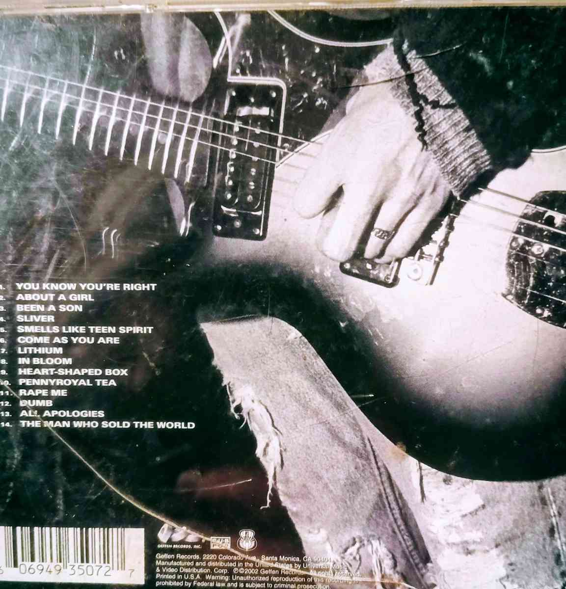 Nirvana CD 2002