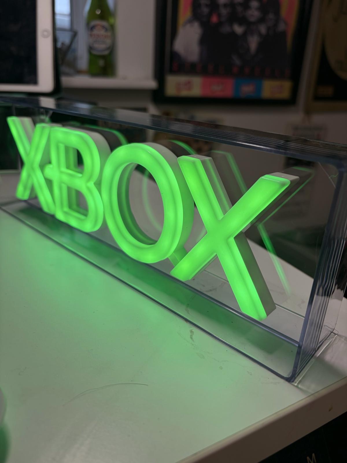 Xbox LED Neon Light  Green Logo Sign  Gamer Room Decor  Wall - Hillside, New Jersey - FleaMarketBay