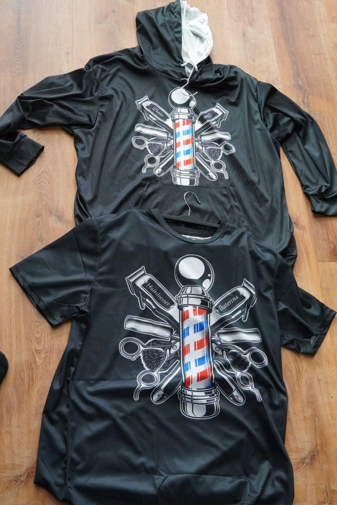 barber supplies and clothing hoodies tshirts