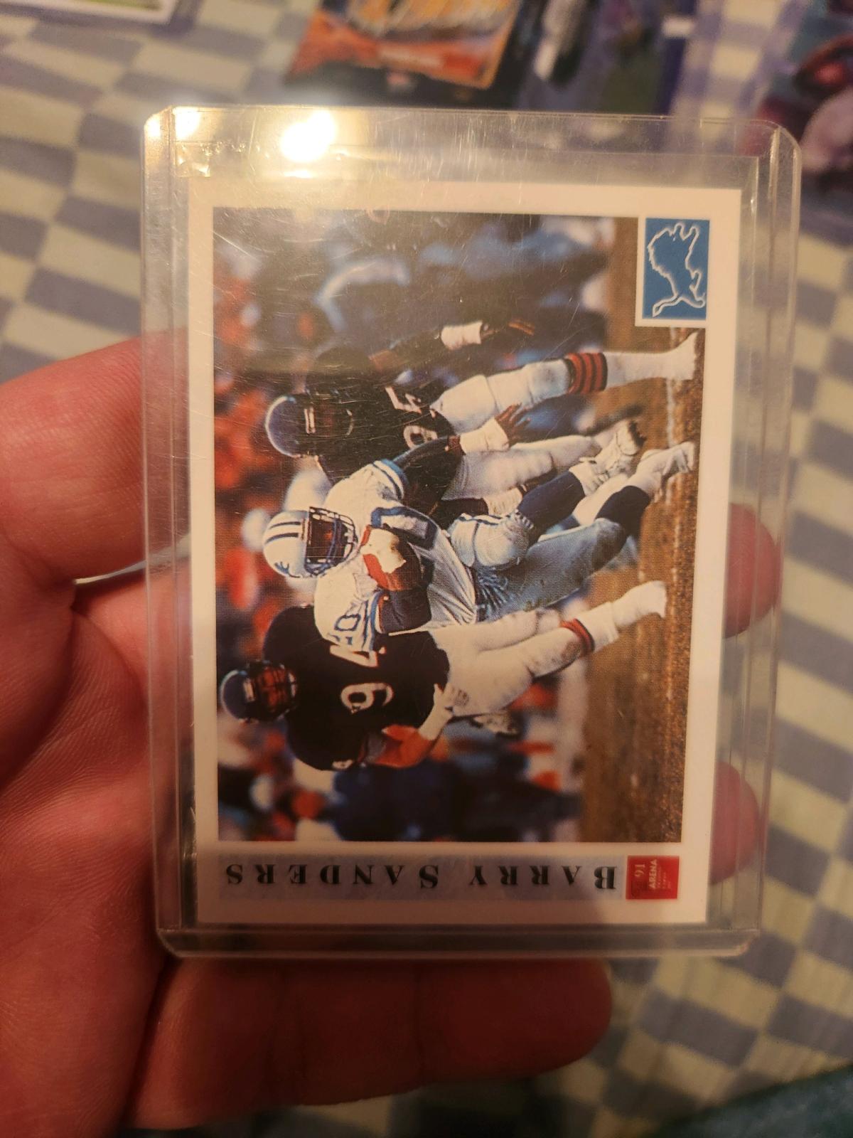 1991 Arena Trading Cards Barry Sanders