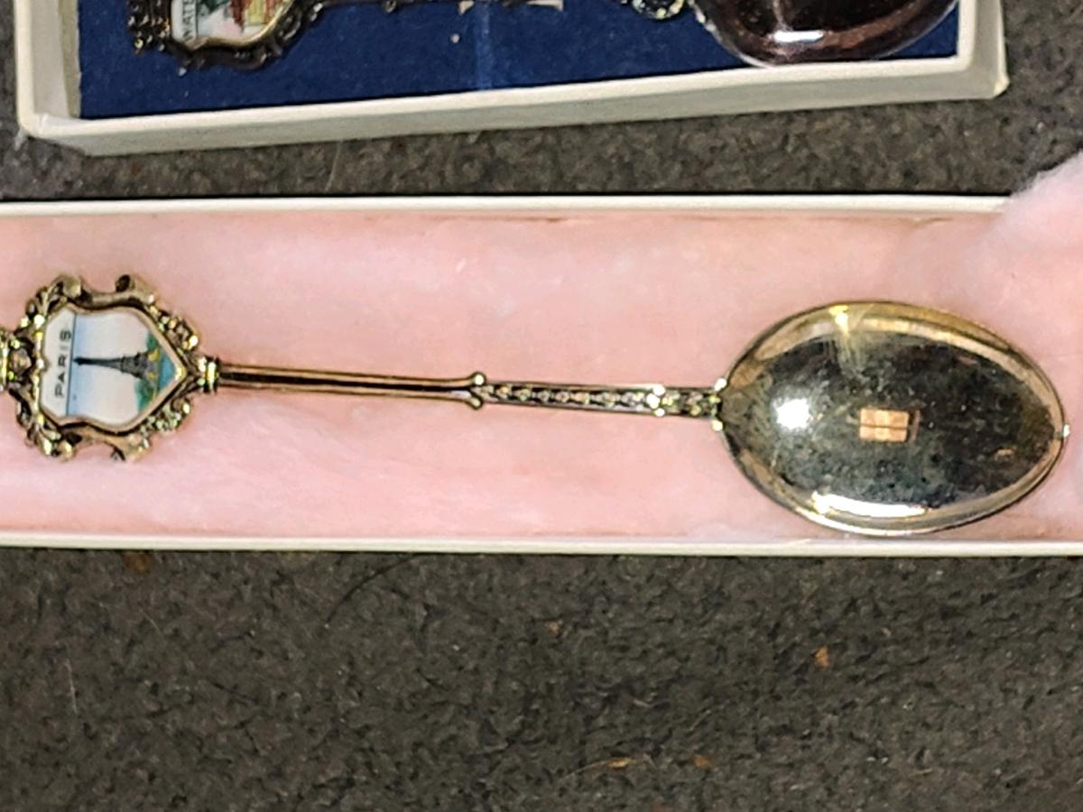 antique silver spoon collection 18 and total - Red Bluff, California - FleaMarketBay