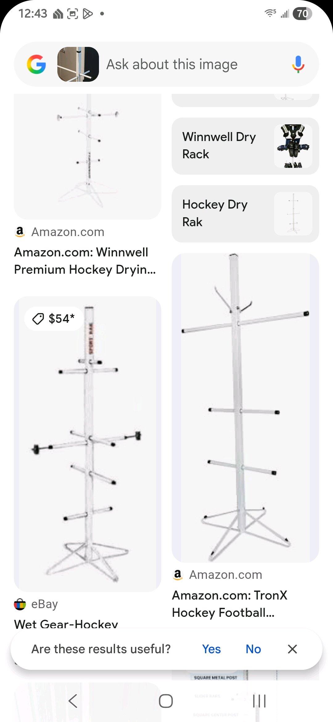 hockey uniform rack or a hat rack coat rack - Wichita, Kansas - FleaMarketBay