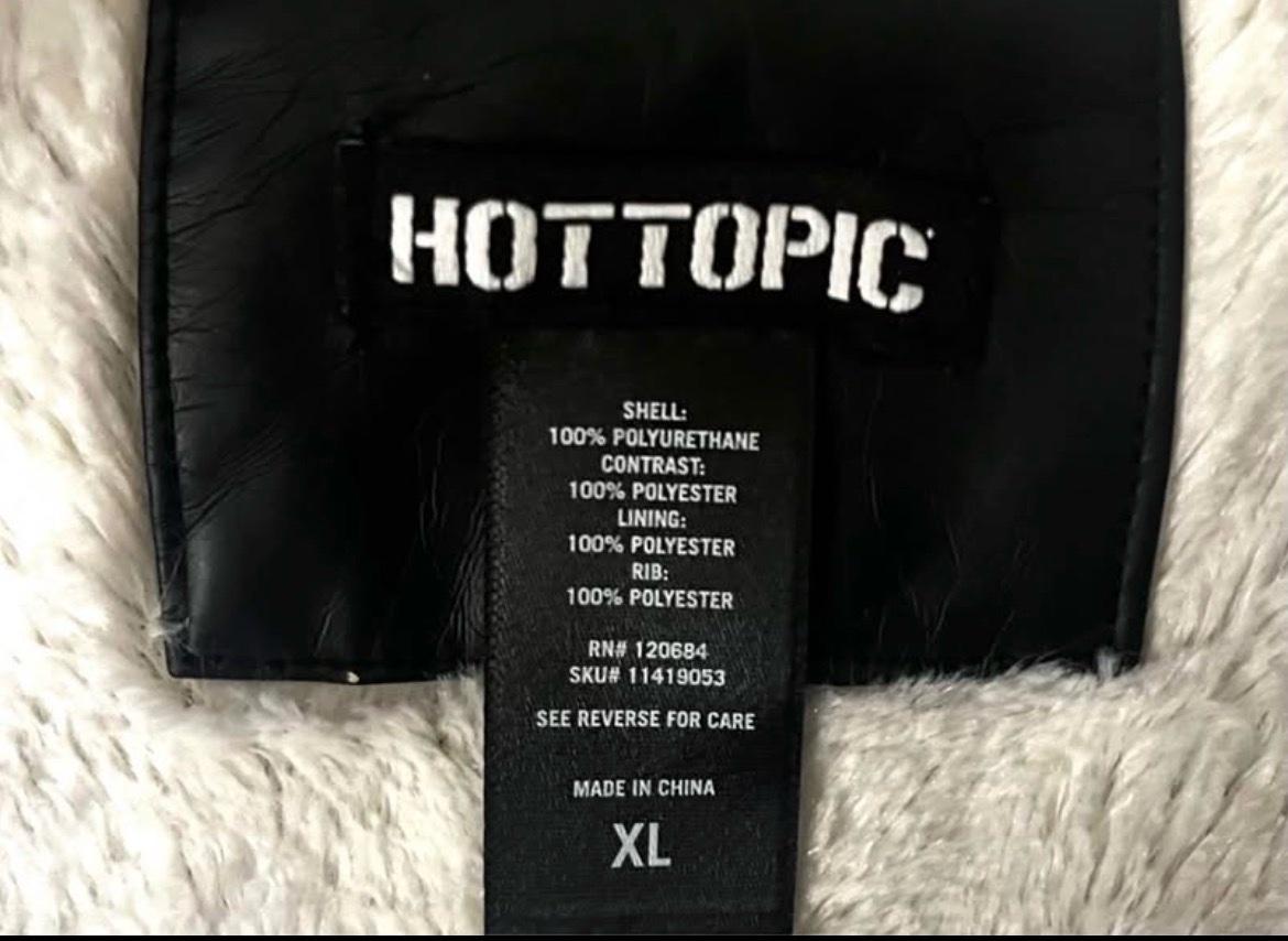 WOMENS HOODED FAUX LEATHER JACKET - Norwood, Massachusetts - FleaMarketBay