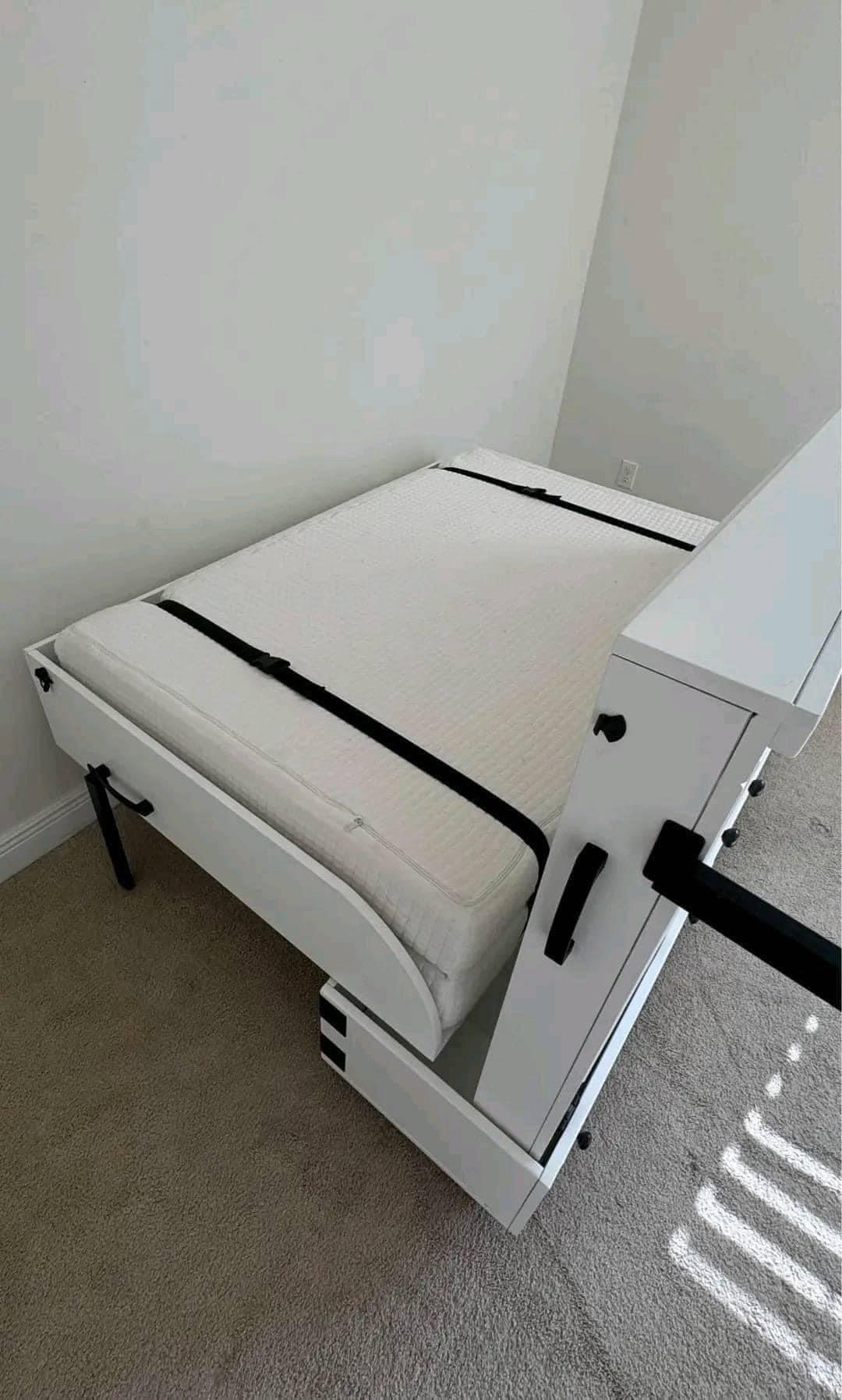 Caribou Murphy Bed  Queen Size with Memory Foam Mattress - Columbus, Ohio - FleaMarketBay