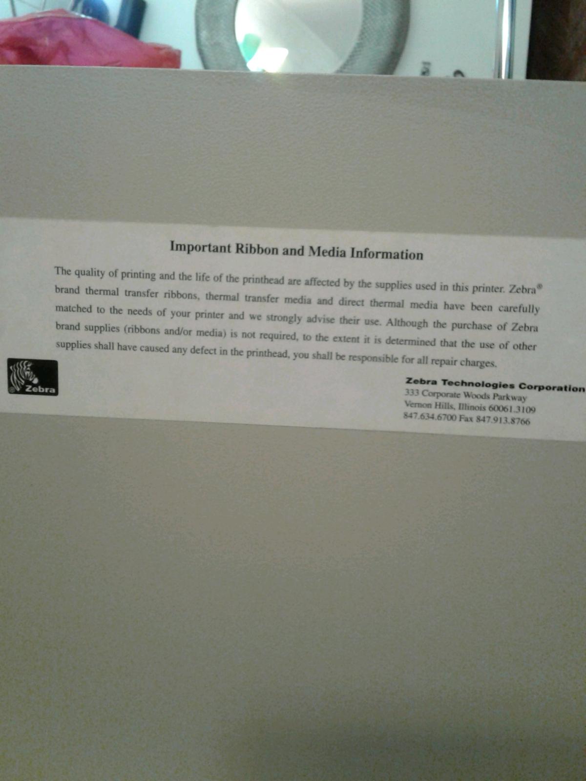 Zebra105sl Thermal Barcode Label Printer - Maricopa, Arizona - FleaMarketBay