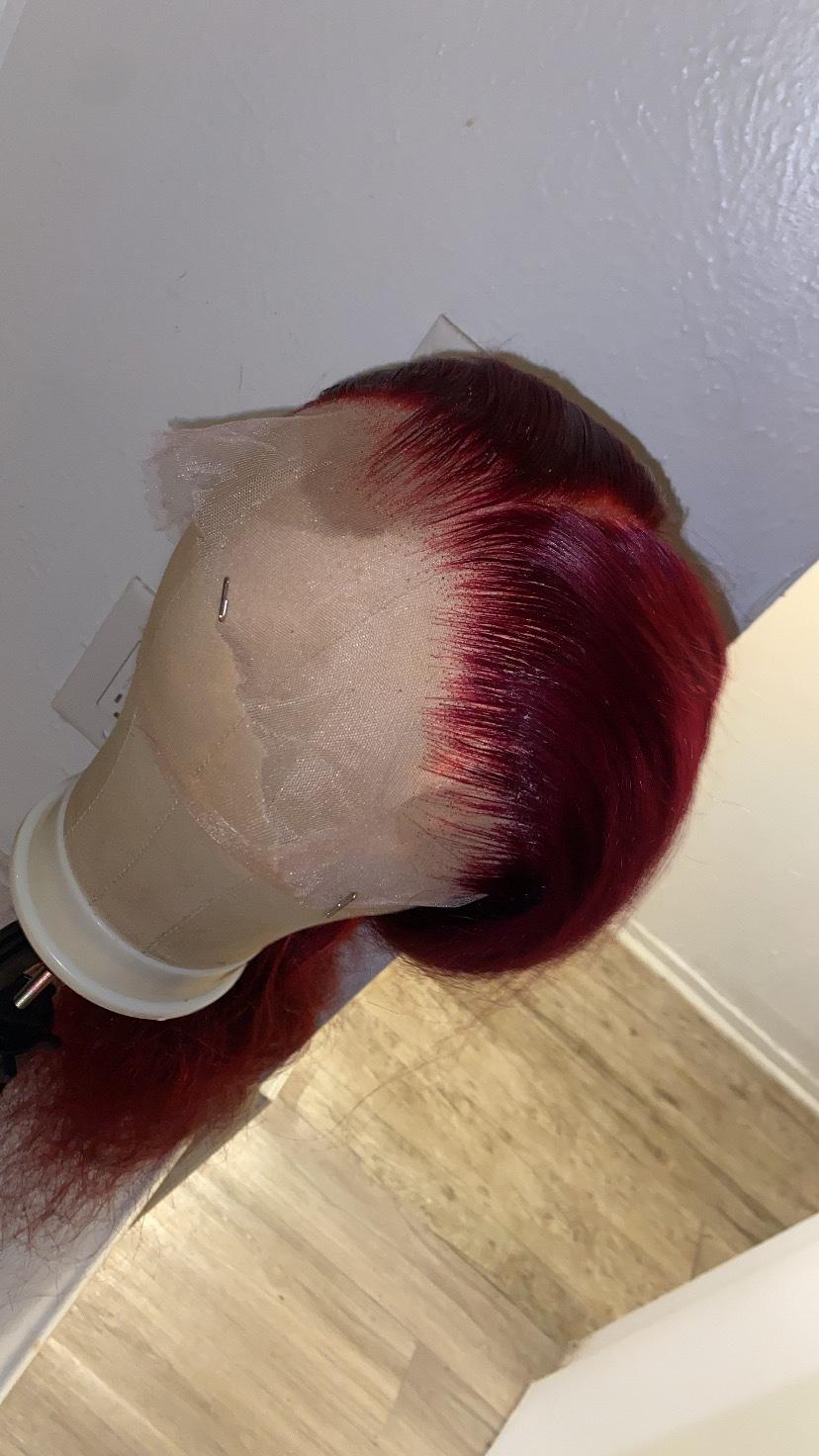 human hair 13x6 99j 28 inch