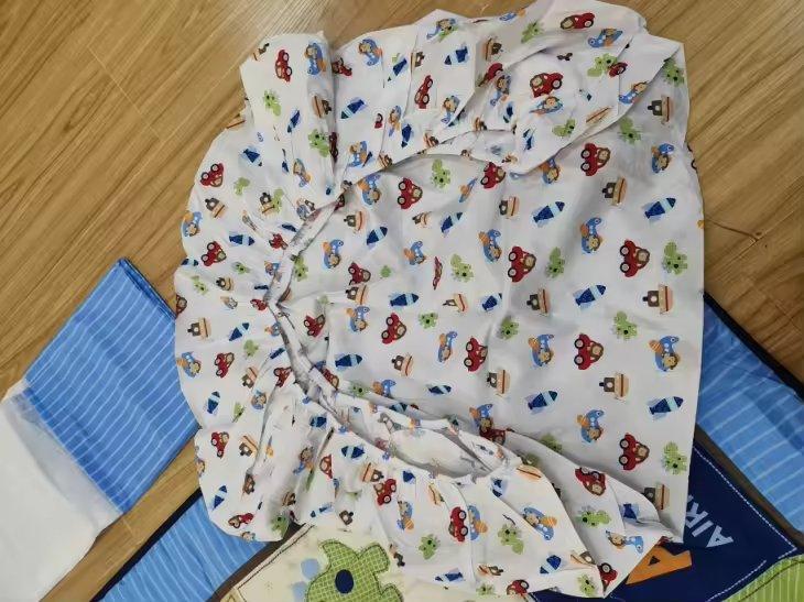 Baby Crib 3Piece Bedding Set blue - Chicago, Illinois - FleaMarketBay