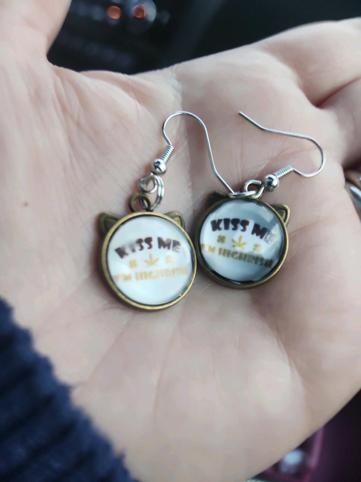 cat earrings humor - Romney, West Virginia - FleaMarketBay