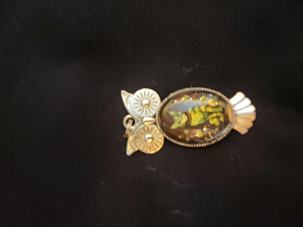 an owl pendant with a lucky st Patricks day cat - Romney, West Virginia - FleaMarketBay