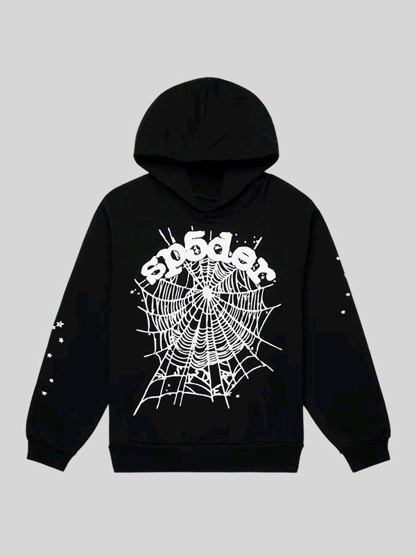 Black Sp5ider hoodie with white logo S - Philadelphia, Pennsylvania