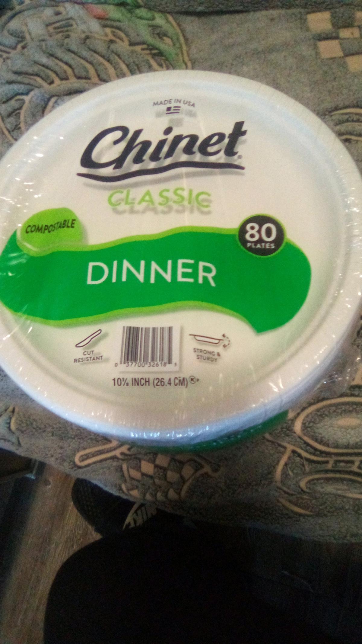 CHINET DINNER PAPER PLATES