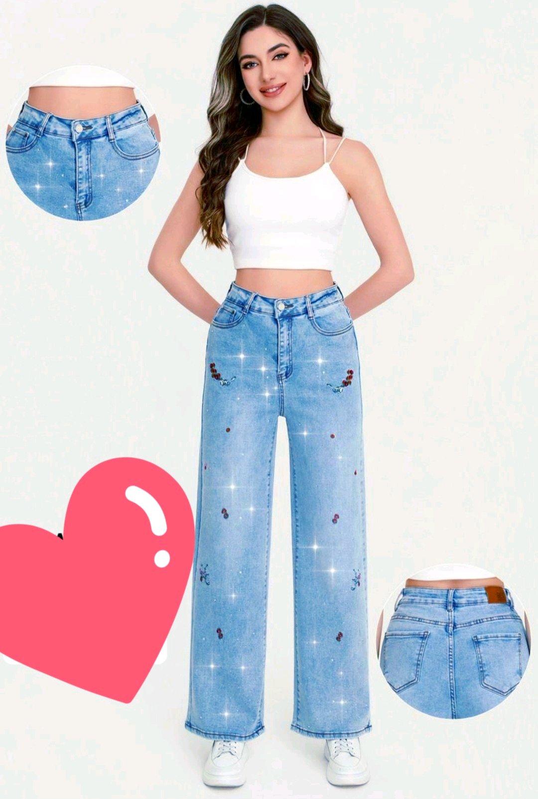 Beautiful Jea  with brightness super de moda