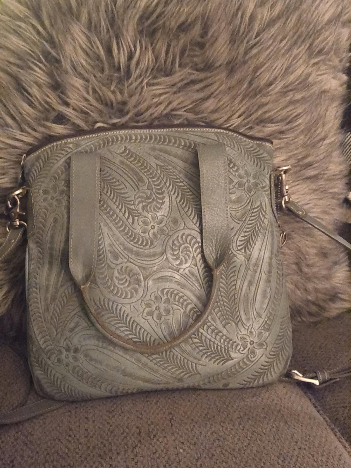 Western purse light green - Alamo, Indiana - FleaMarketBay