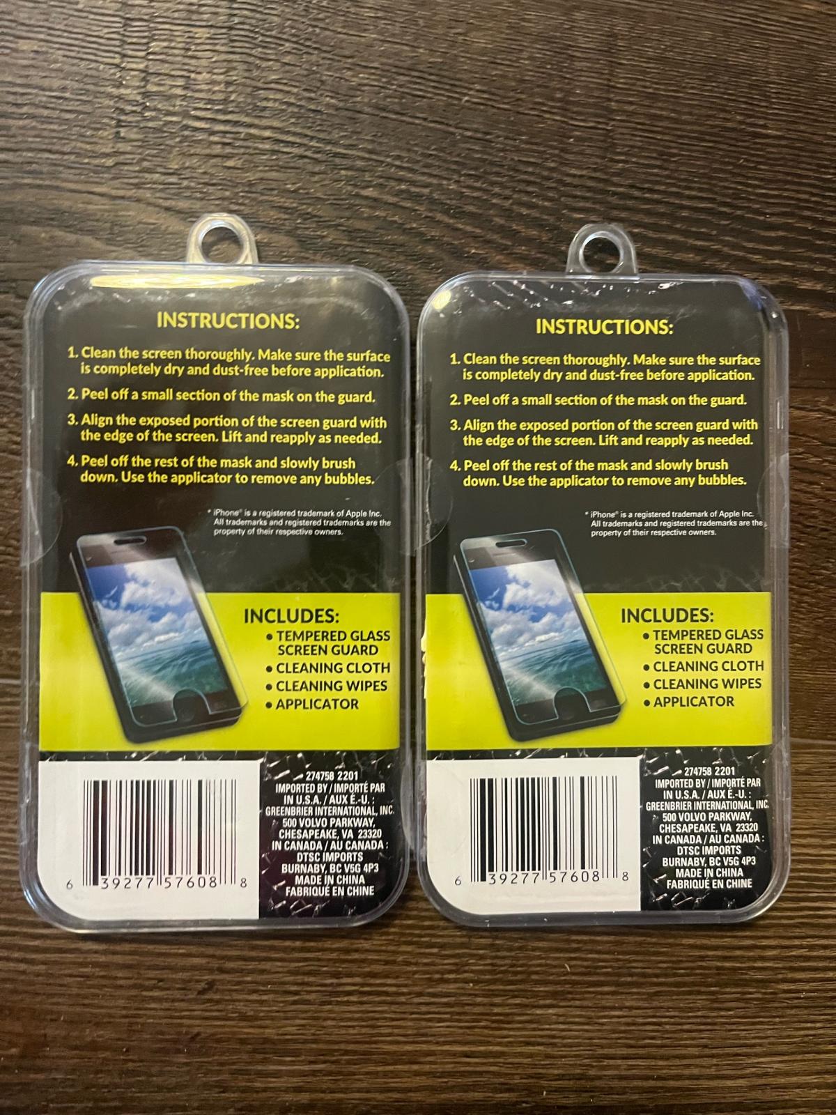 NEW 2x Tempered Glass Screen Protector For iPhone 11 Pro X - Piscataway, New Jersey - FleaMarketBay