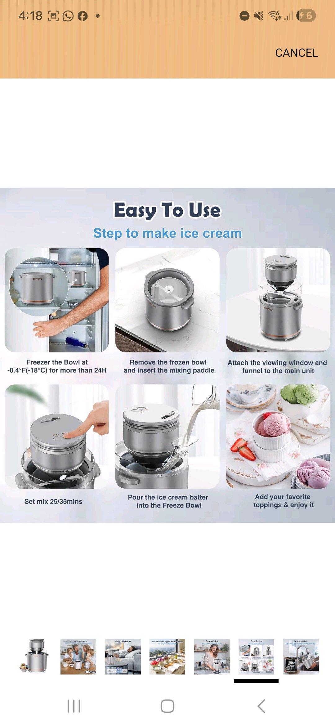 11 Quart Ice Cream Maker  Electric Ice Cream Machine for Gel - Tampa, Florida - FleaMarketBay