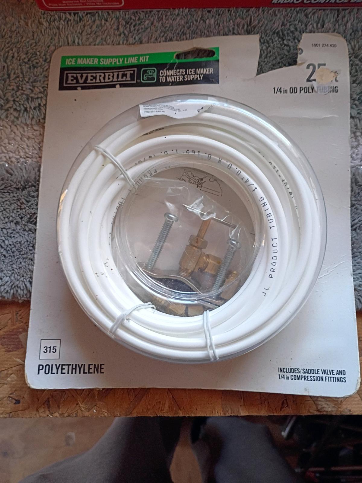ice maker supply line brand new