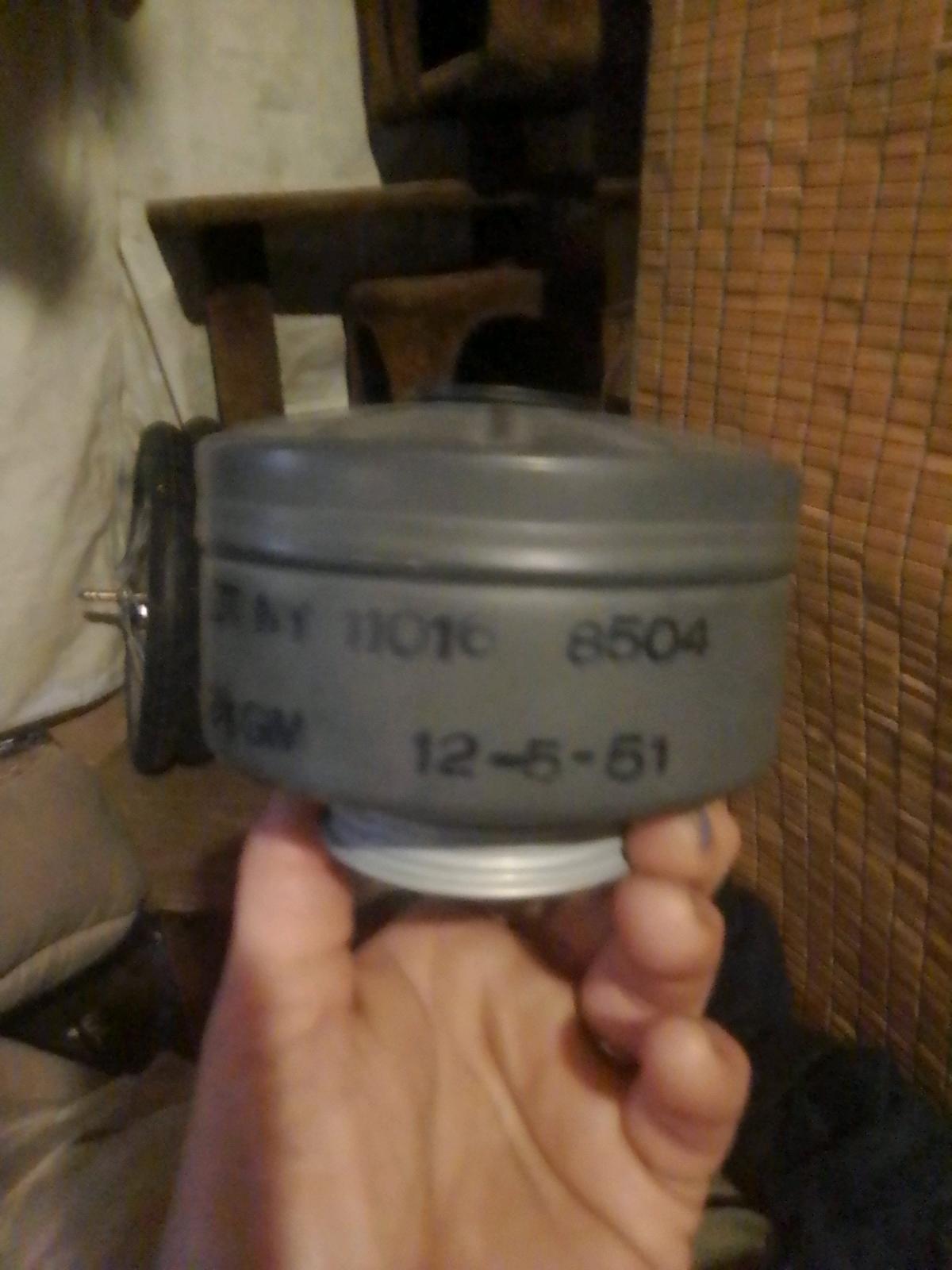 Gas mask from 1951 - Los Angeles, California - FleaMarketBay