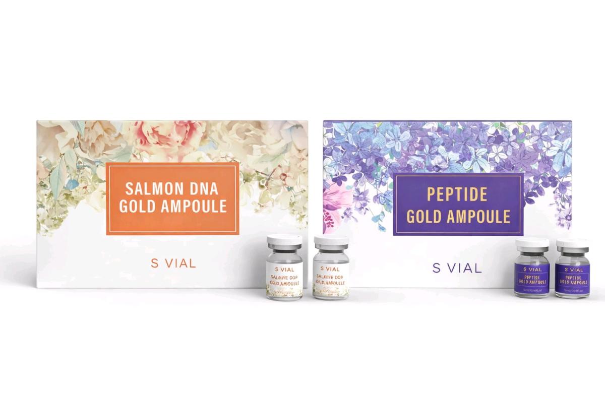 Salmon DNA Gold Ampoule  Peptide Gold Ampoule Anti Aging Ski