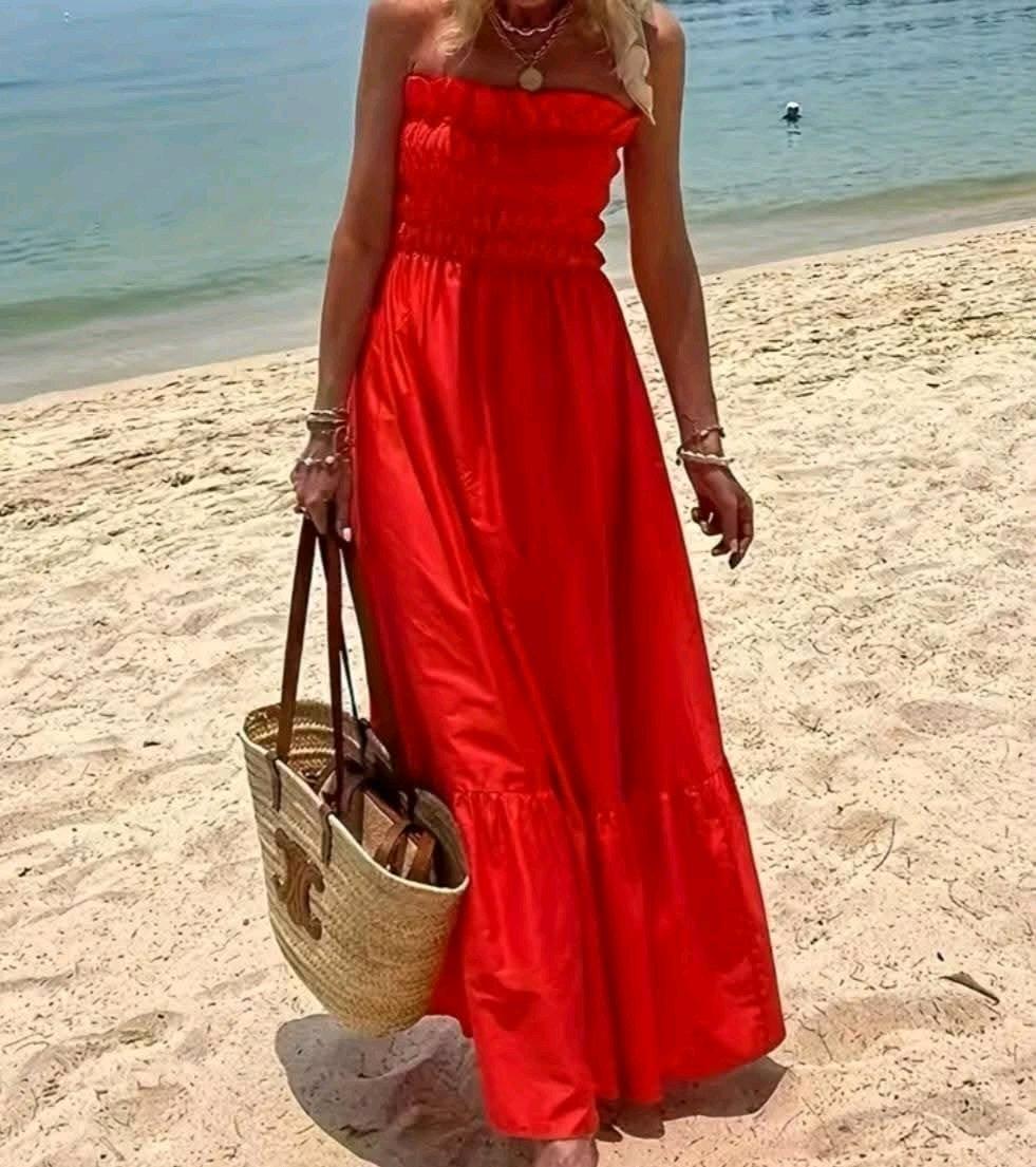 Womens Tube Long Dress